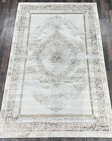 Ковер турецкий L113A Gilan (Полиэстер хит-сет, бежевый)