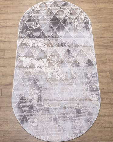 Ковер российский 22120-25354 Визион (PP Heatset Высокоплотный, бежевый, серый)