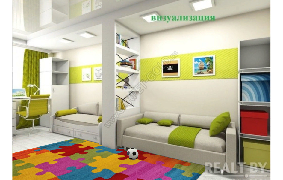 Детский ковер Merinos CRYSTAL V820 - MULTICOLOR
