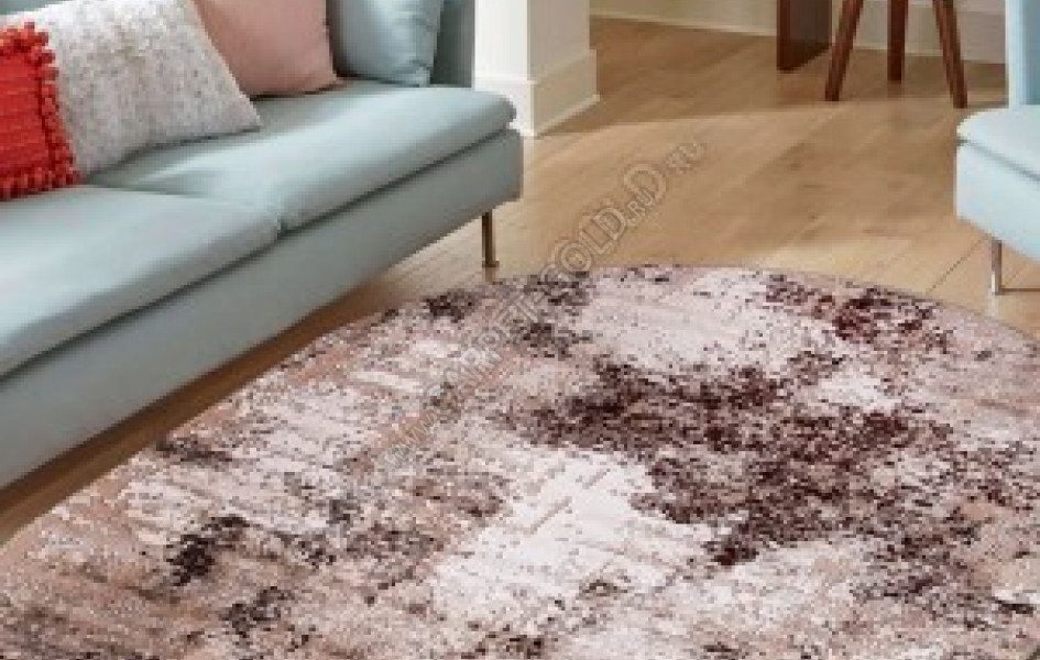 Ковер турецкий овальный 04047B DARK BROWN - коллекция ARMINA