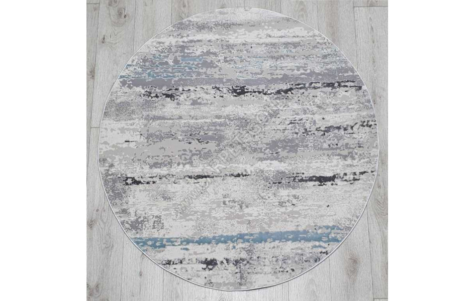 Ковер 36556A DAIRE GREY / BLUE Amatis (Reis) круг