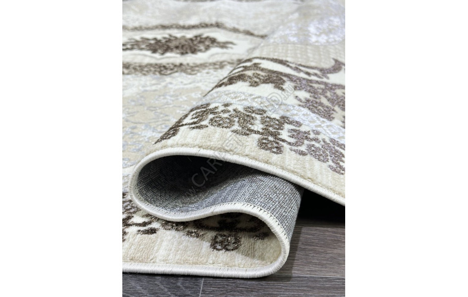 Q010A_BROWN FDY/CREAM SHRINK Platinium vip