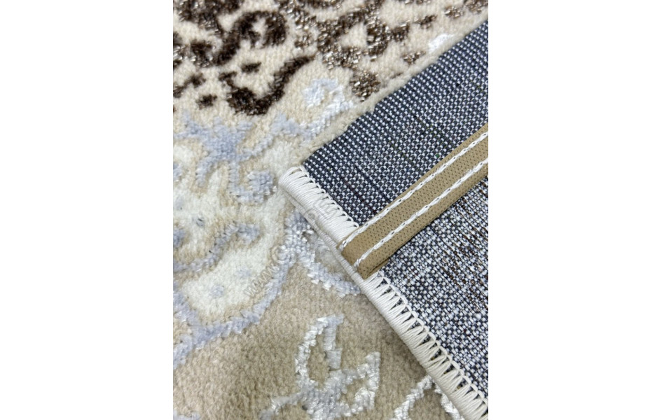 Q010A_BROWN FDY/CREAM SHRINK Platinium vip