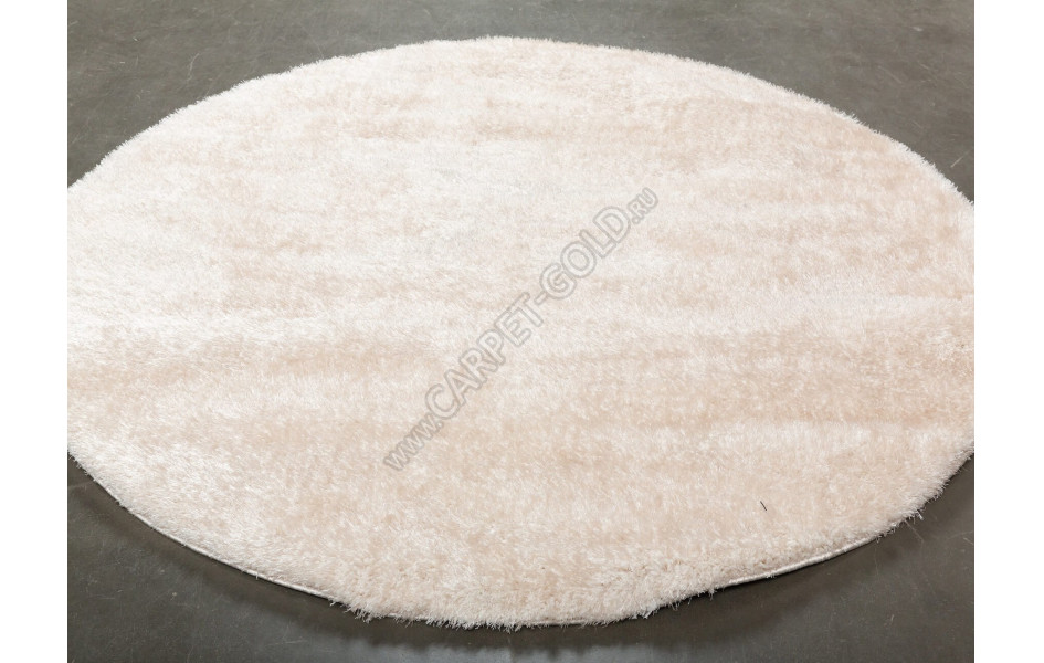 Турецкий ковер Паффи Шагги 5 P001A круглый