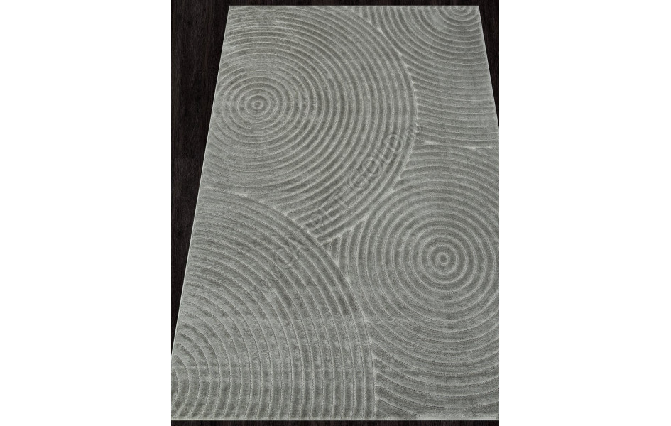 Ковер D798AG - GREY / GREY - Прямоугольник - коллекция JUNO