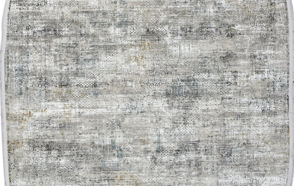 Ковер C270AJ - GREY / BLUE - Овал - коллекция LORENZO