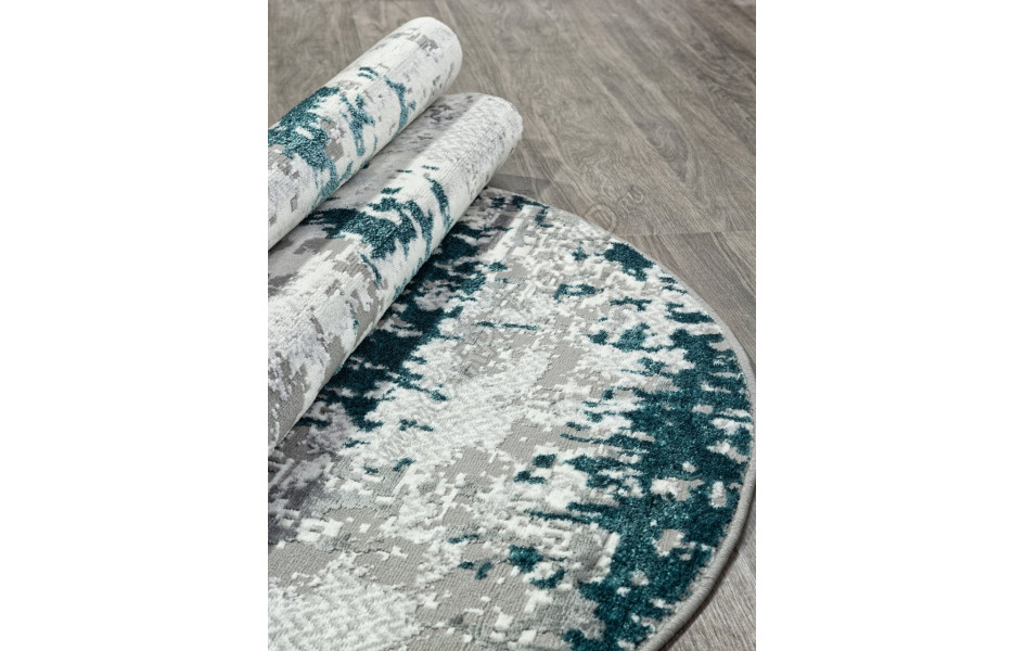 Ковер F282 - GRAY - Овал - коллекция PALERMO