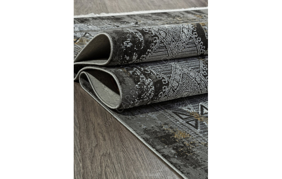 Ковер SI023G - GREY / GREY - Прямоугольник - коллекция LISSABON