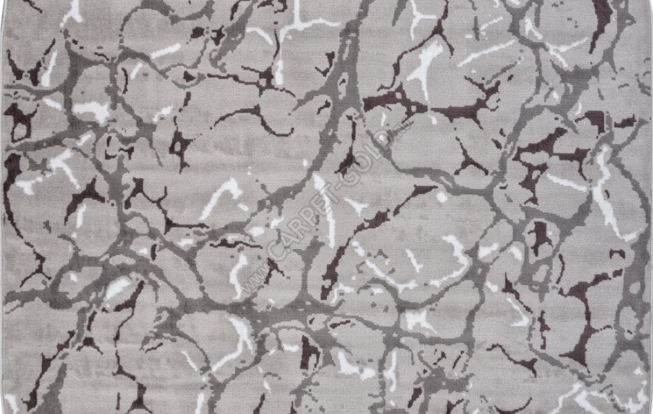 Ковер F389 - GRAY - Овал - коллекция SILVER
