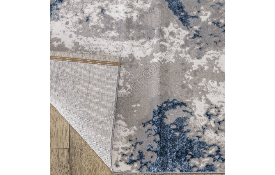 КОВРЫ ДИЗАЙН 10465A ЦВЕТ GRI / K.MAVI Nord